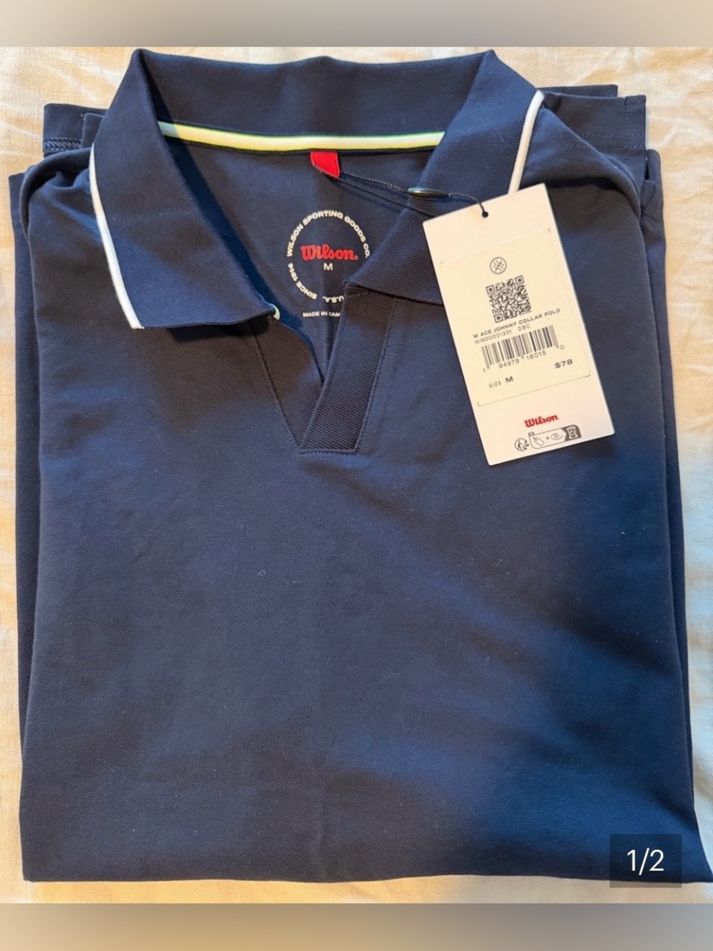 Wilson Men’s Ace Johnny Collar Polo